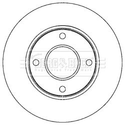 BORG & BECK Тормозной диск BBD5214